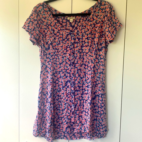 Billabong Button Down T-Shirt Dress - Picture 2 of 7